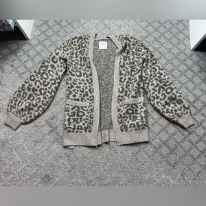 Abercrombie and Fitch Leopard Print Sweater